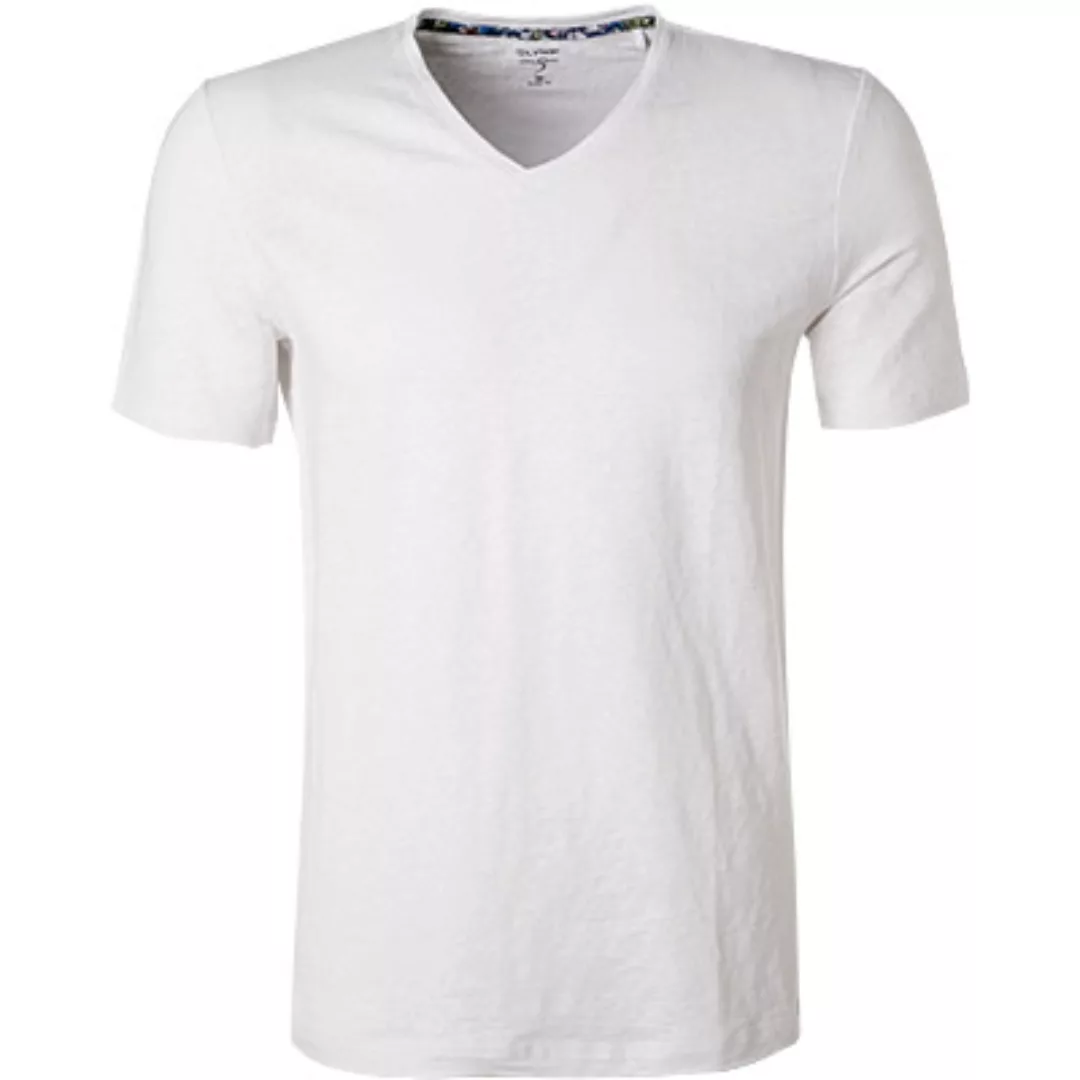 OLYMP T-Shirt Level Five body fit mit hohem Leinenanteil günstig online kaufen