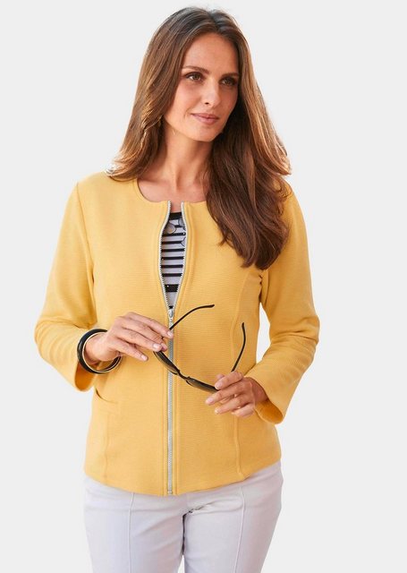 GOLDNER Blouson Kurzgröße: Blazer in leicht elastischer Qualität günstig online kaufen