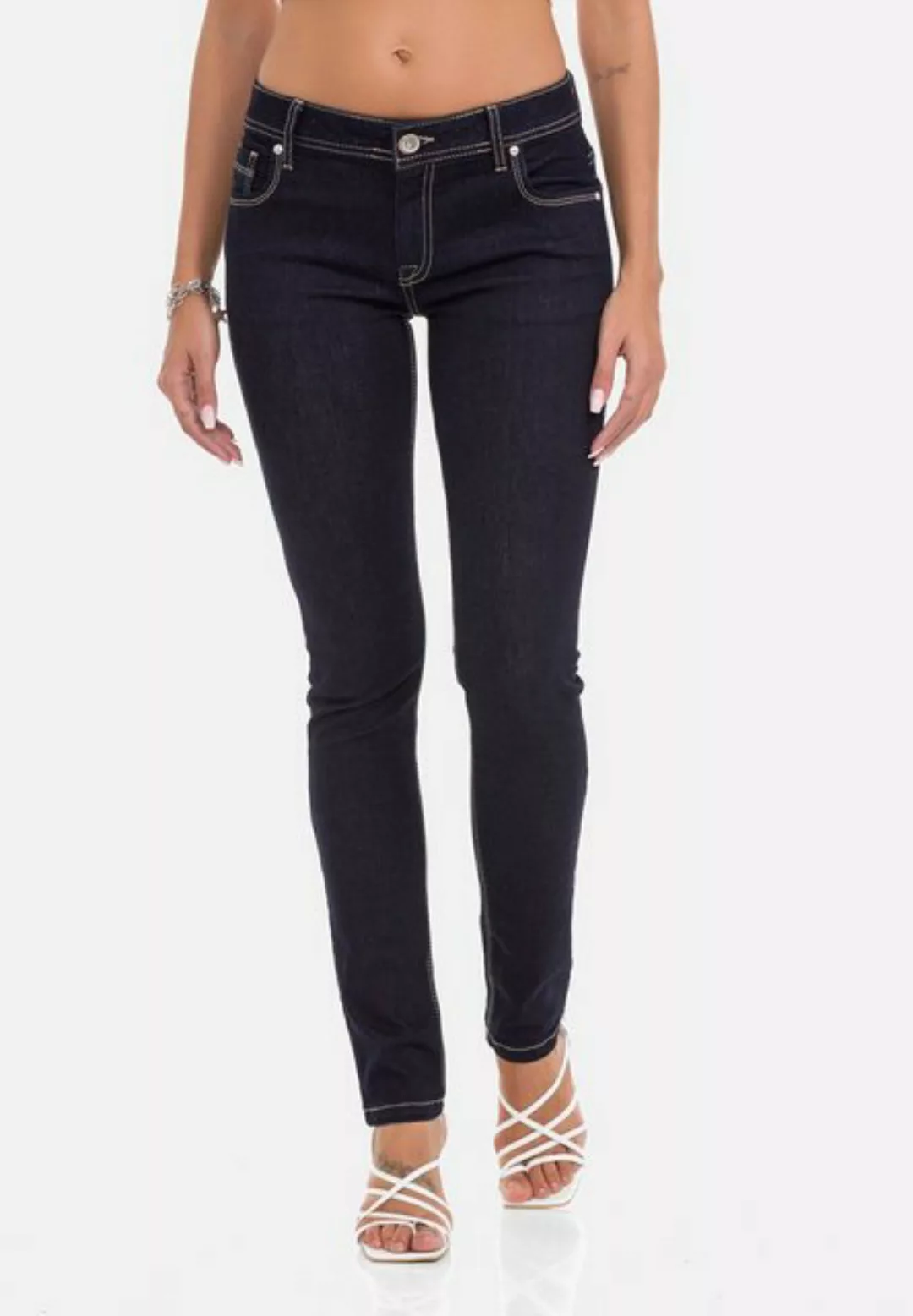 Cipo & Baxx Slim-fit-Jeans, mit cooler Used-Waschung günstig online kaufen