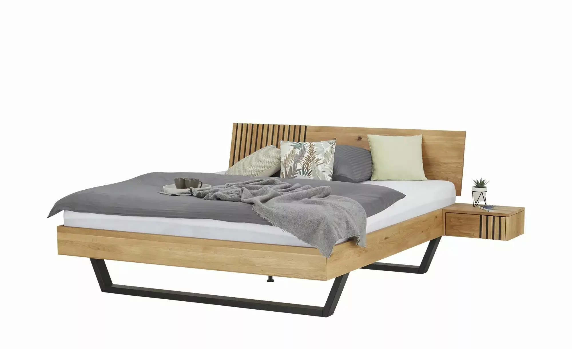 Woodford Bettanlage  Manhatten ¦ holzfarben ¦ Maße (cm): B: 278 T: 200 Bett günstig online kaufen