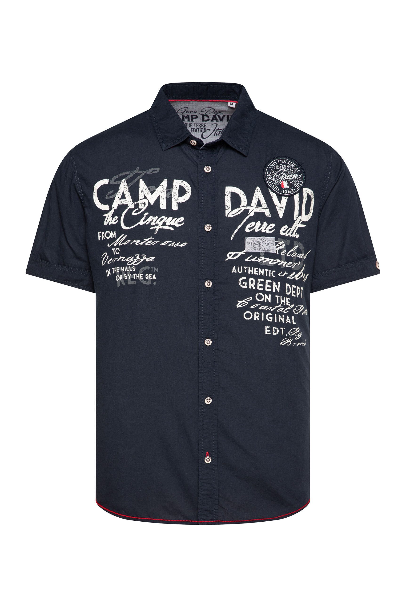 CAMP DAVID Kurzarmhemd, mit Kentkragen günstig online kaufen