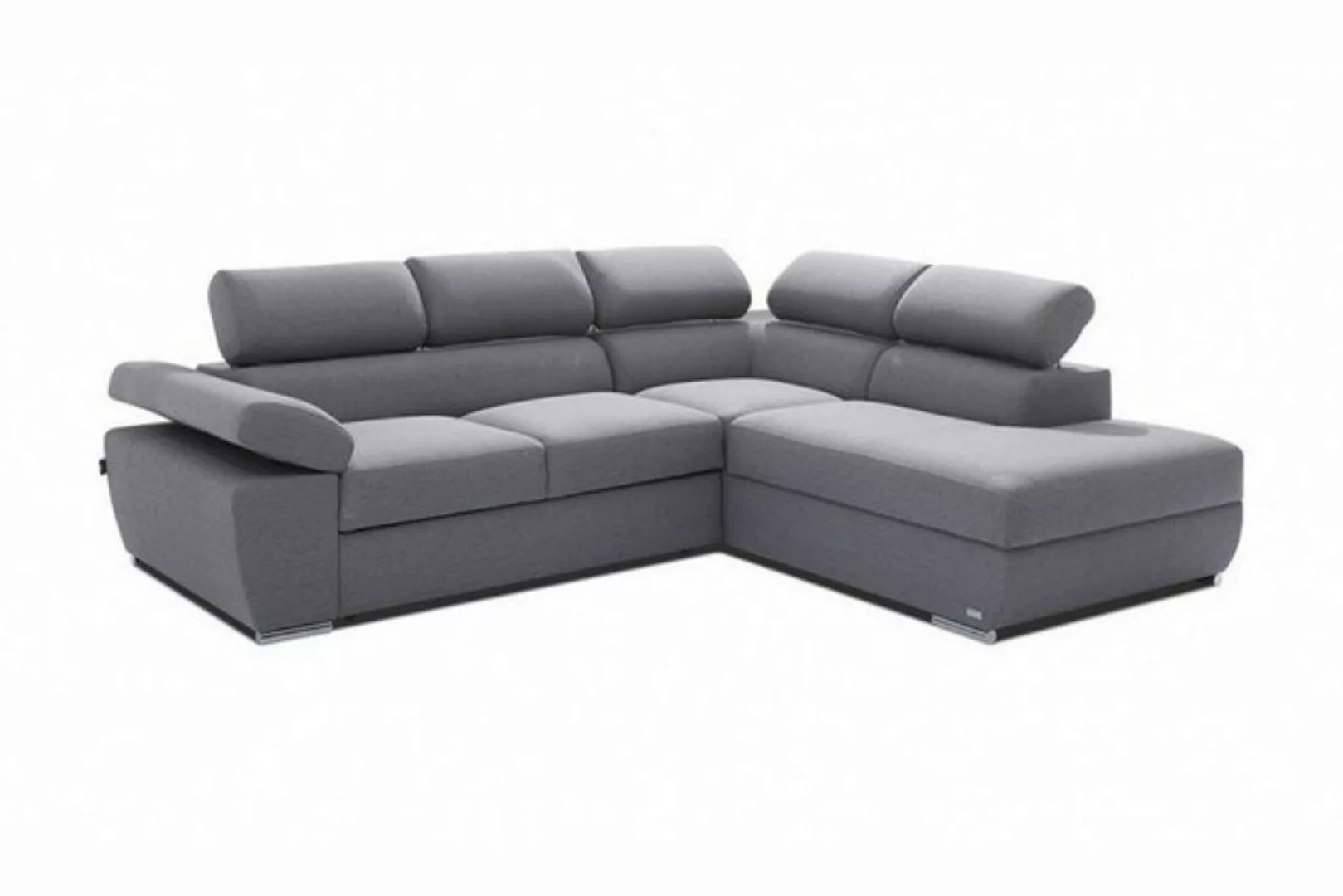 JVmoebel Ecksofa Bettkasten Bettfunktion Ecksofa Stoff L-Form Couch, Made i günstig online kaufen