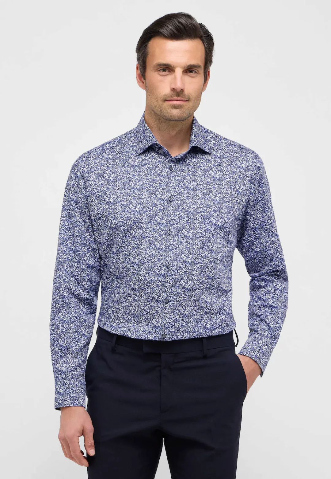 Eterna Langarmhemd "MODERN FIT", NON IRON (bügelfrei) günstig online kaufen
