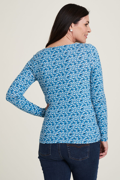 Jersey Shirt Aus Bio-baumwolle Mit Muster günstig online kaufen