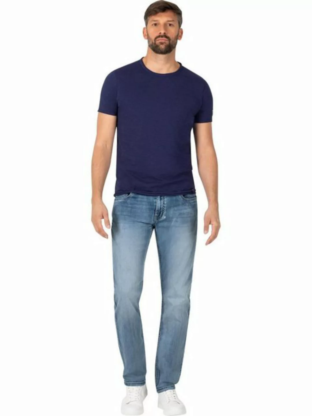 TIMEZONE Herren Jeans Slim EduardoTZ - Slim Fit - Blau - Aqua Blue Wash günstig online kaufen