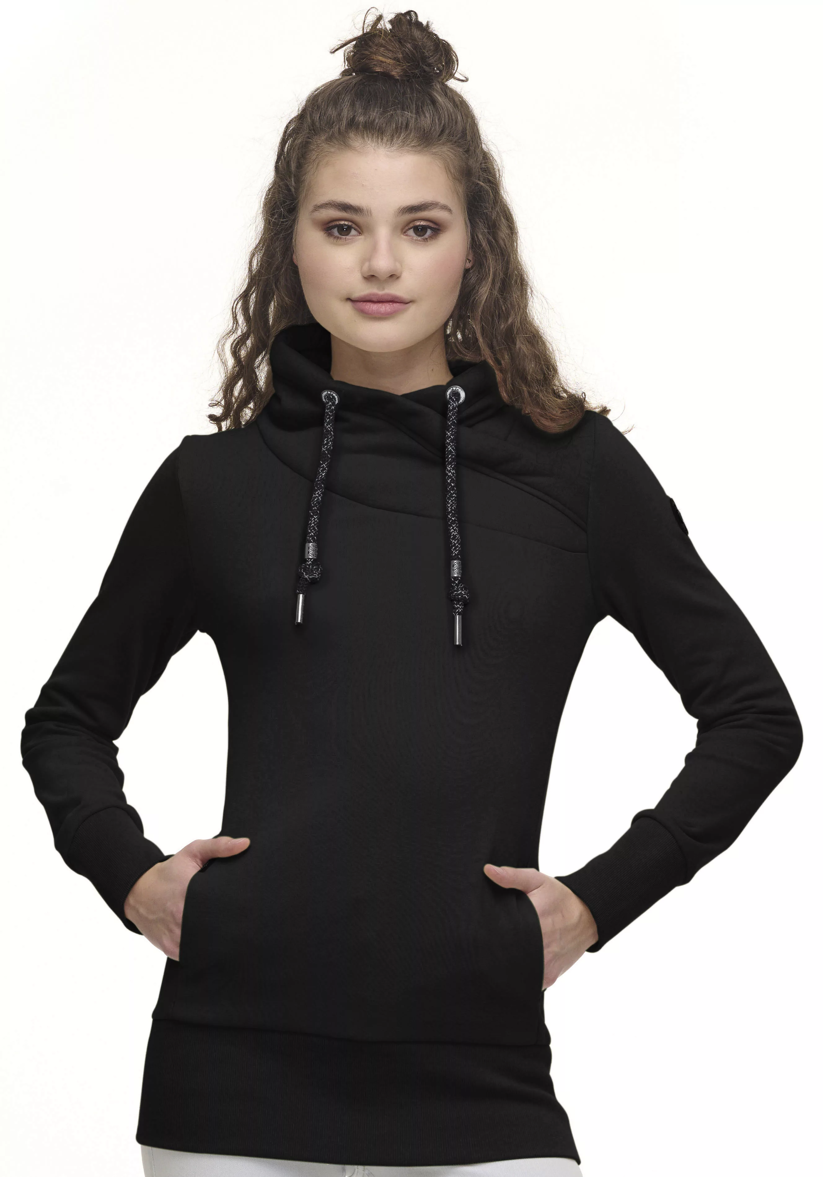 Ragwear Sweater NESKA O mit asymetrischem Schalkragen günstig online kaufen