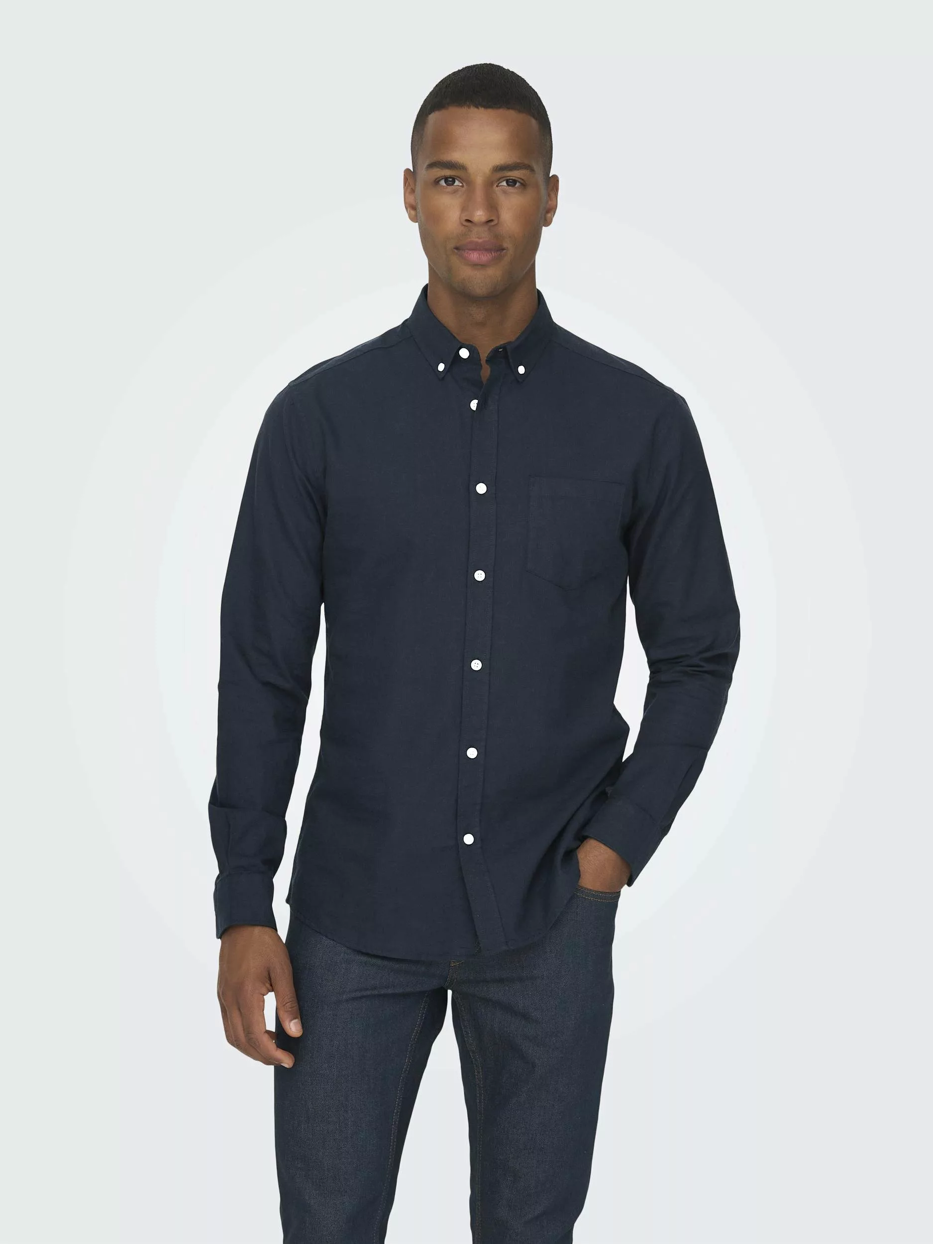 ONLY & SONS Langarmhemd ONSALVARO LS OXFORD SHIRT günstig online kaufen