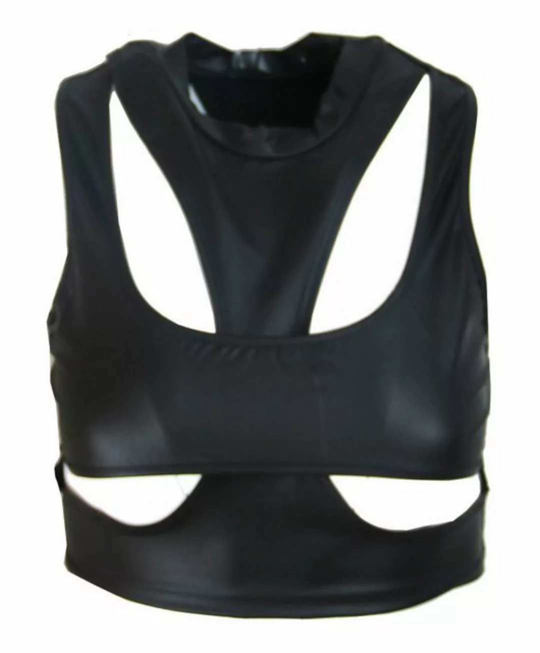 Koucla Crop-Top mit Cut Outs, Wetlook günstig online kaufen