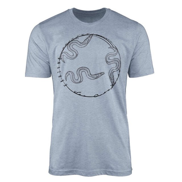 Sinus Art T-Shirt T-Shirt Tiefsee Fische - Serie: Sea Creatures, feine Stru günstig online kaufen