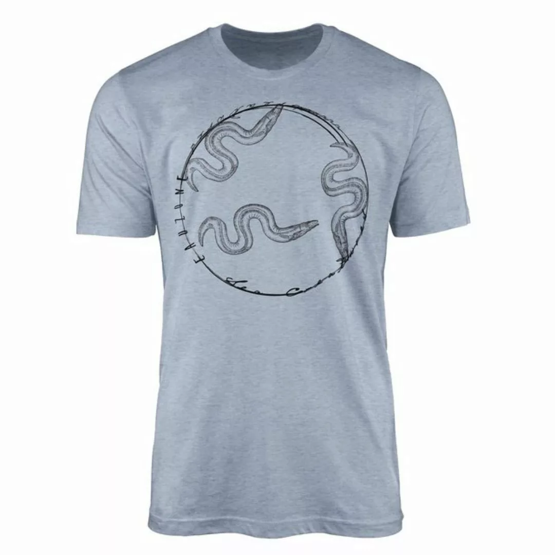 Sinus Art T-Shirt T-Shirt Tiefsee Fische - Serie: Sea Creatures, feine Stru günstig online kaufen