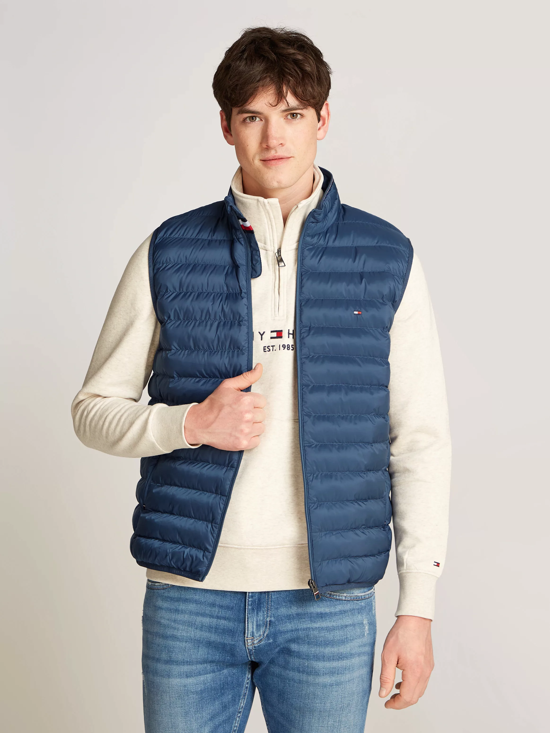 Tommy Hilfiger Steppweste "PACKABLE RECYCLED VEST", mit Tommy Hilfiger Logo günstig online kaufen