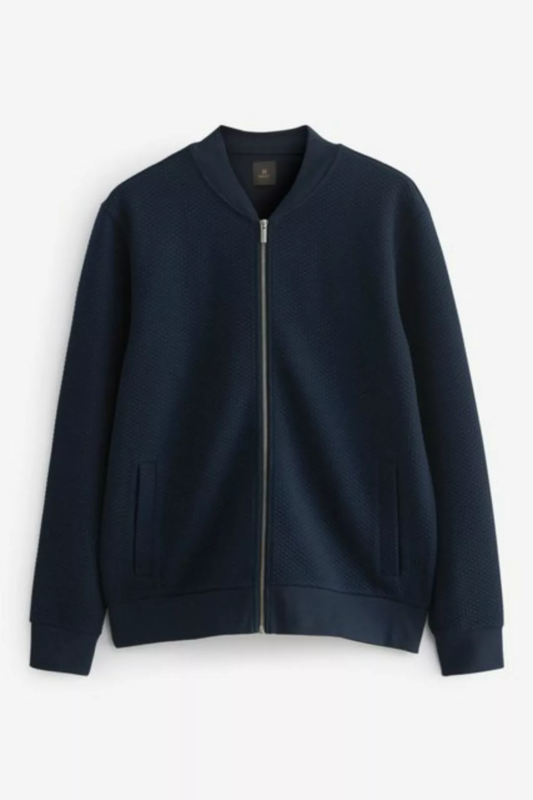 Next Blouson Strukturiertes Bomber-Sweatshirt (1-St) günstig online kaufen