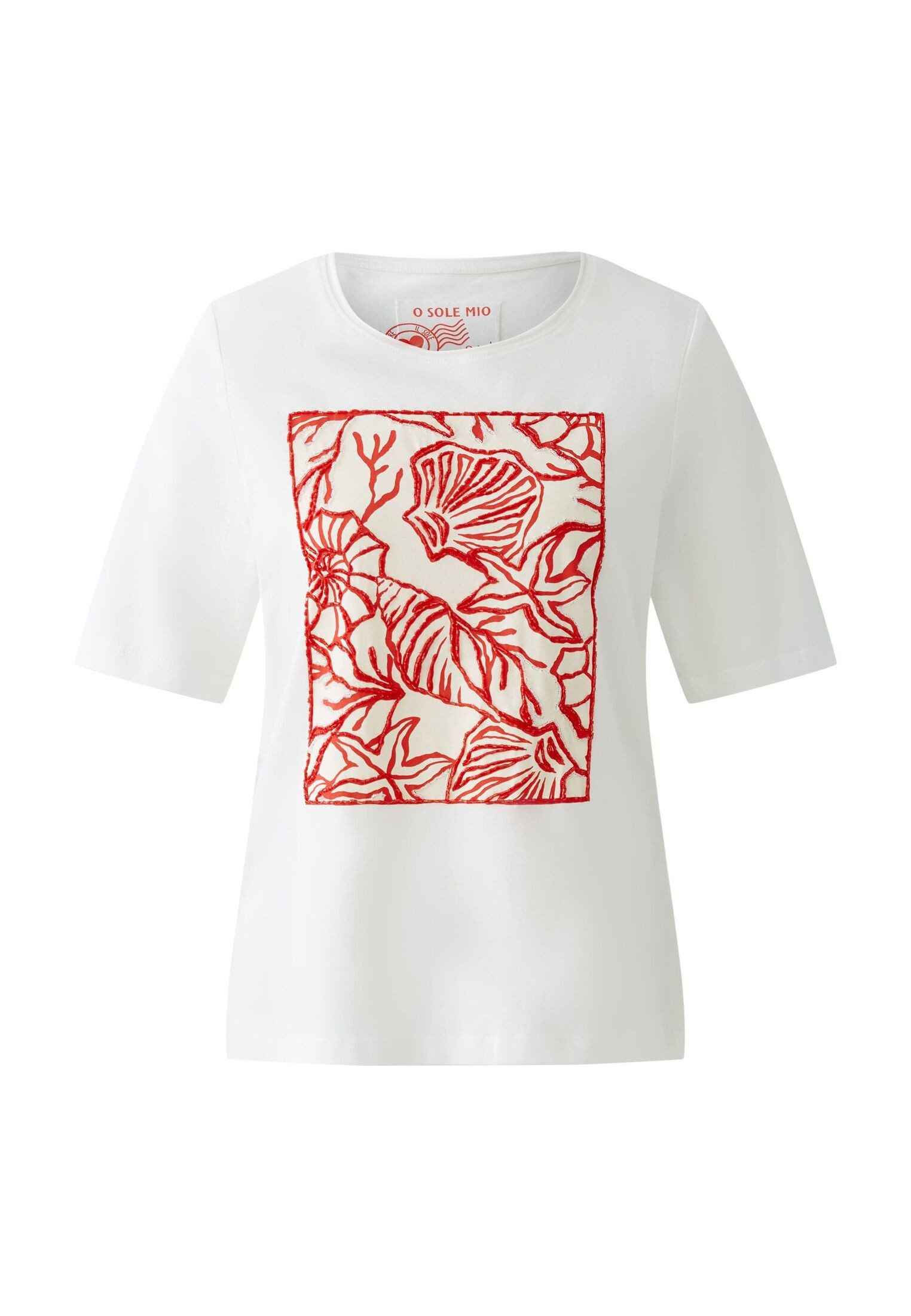 Oui T-Shirt T-Shirt 100% Biobaumwolle günstig online kaufen
