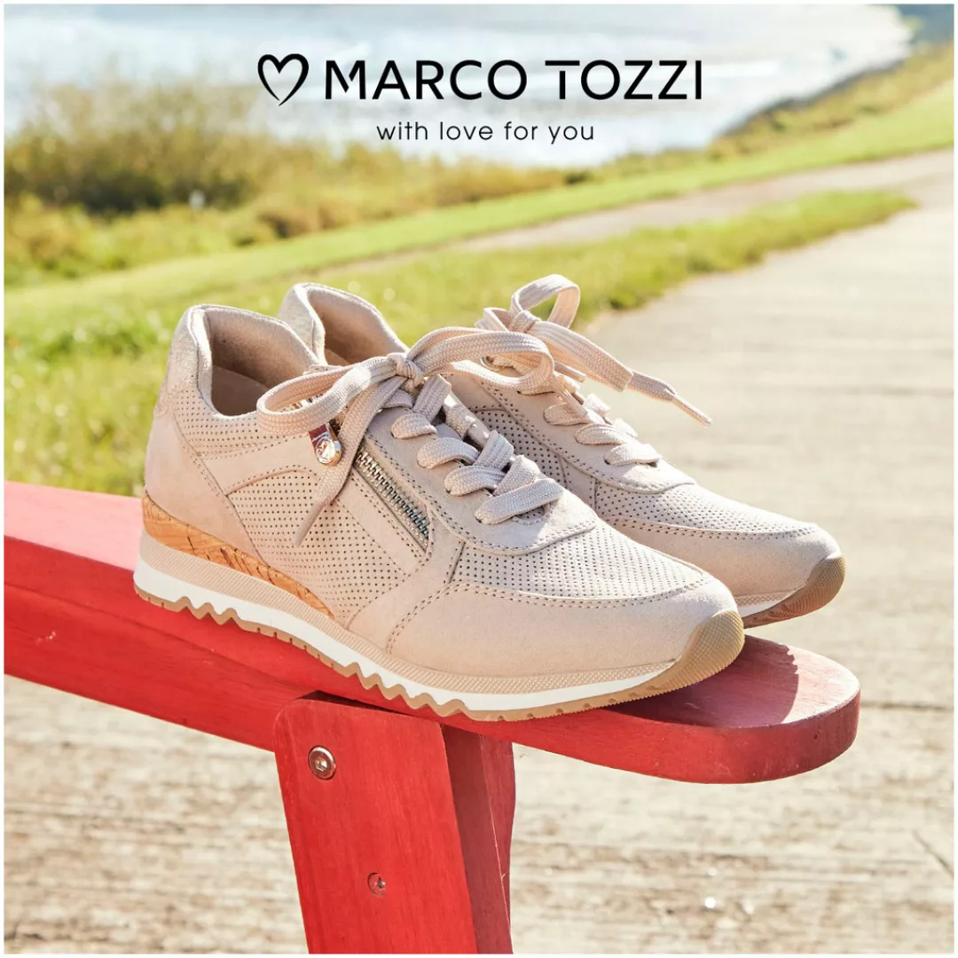 Marco Tozzi Sneaker Damen beige günstig online kaufen