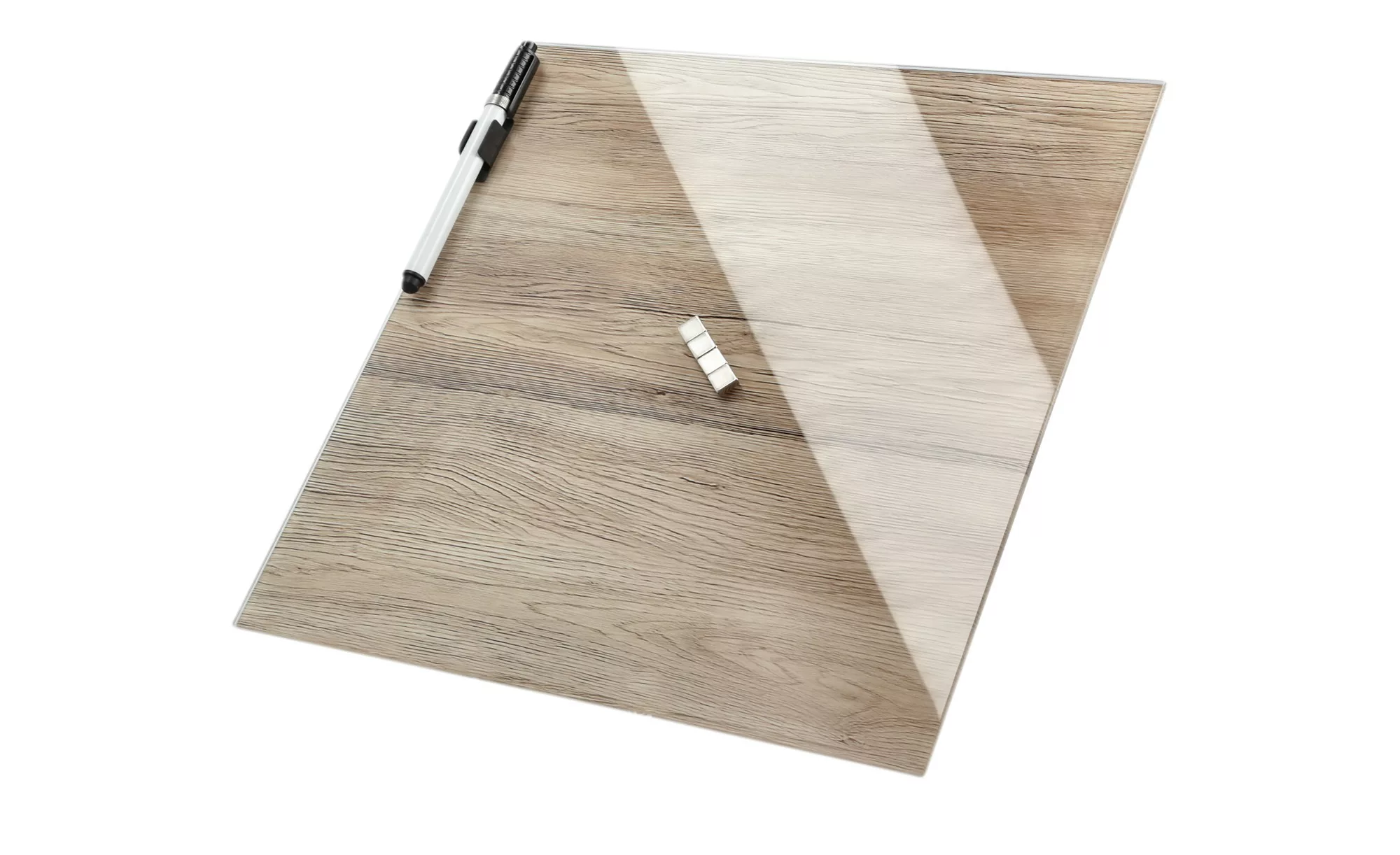 Memoboard 30x30 cm  Wood (Braun) - braun - 30 cm - 30 cm - Sconto günstig online kaufen