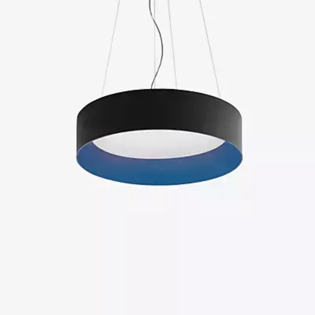 Artemide Tagora Pendelleuchte LED, schwarz/blau - ø97 cm günstig online kaufen