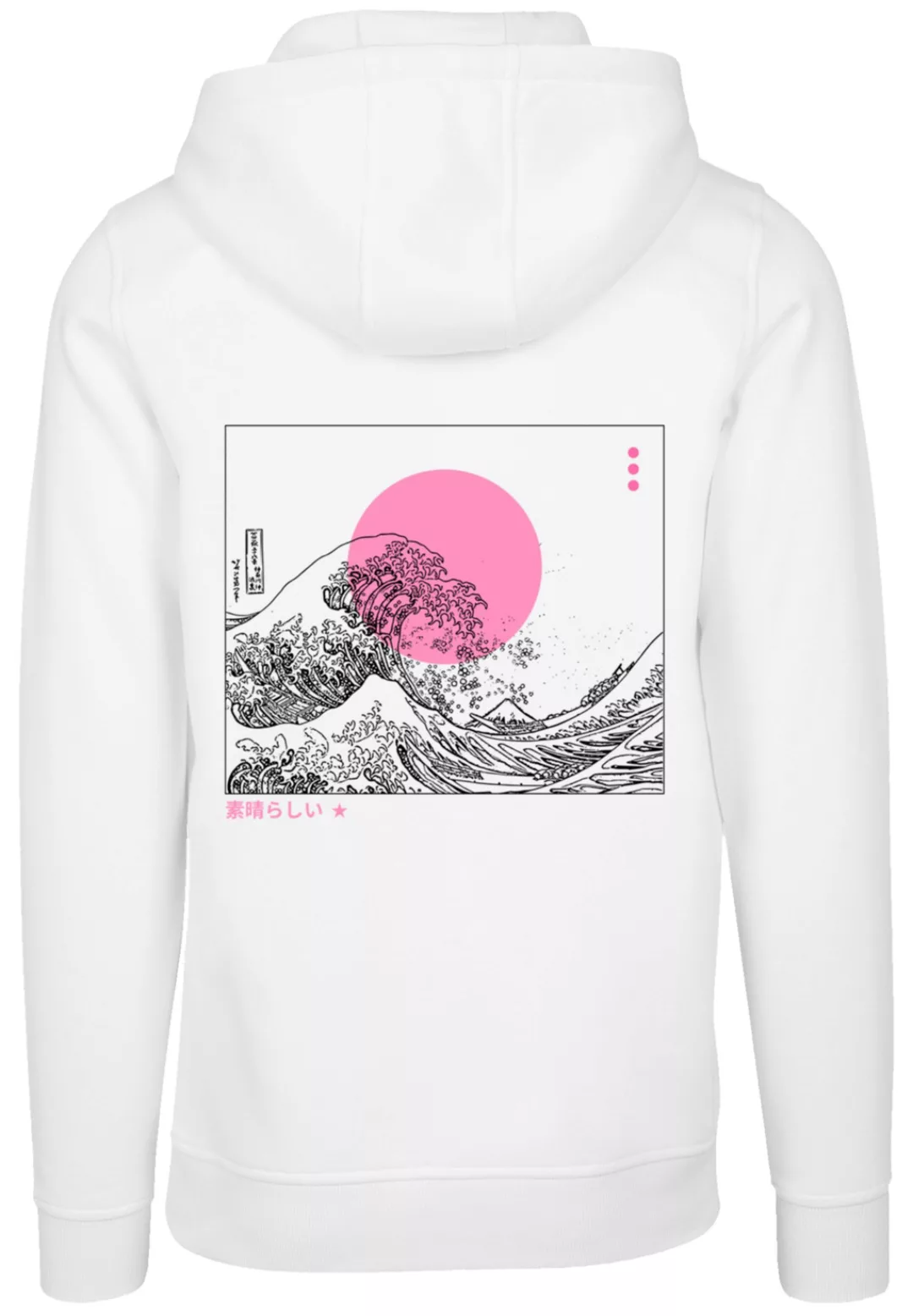 F4NT4STIC Kapuzenpullover "Kanagawa Welle Japan", Hoodie, Warm, Bequem günstig online kaufen