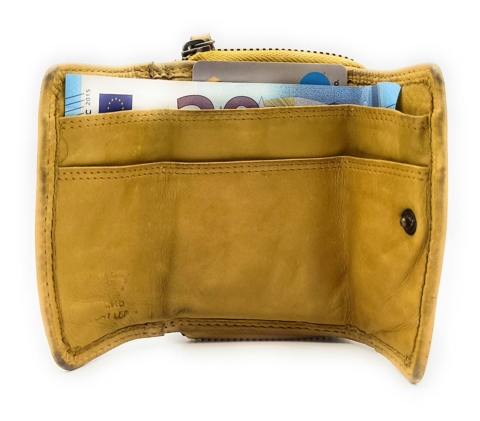 Hill Burry Mini Geldbörse kleines Waschleder günstig online kaufen