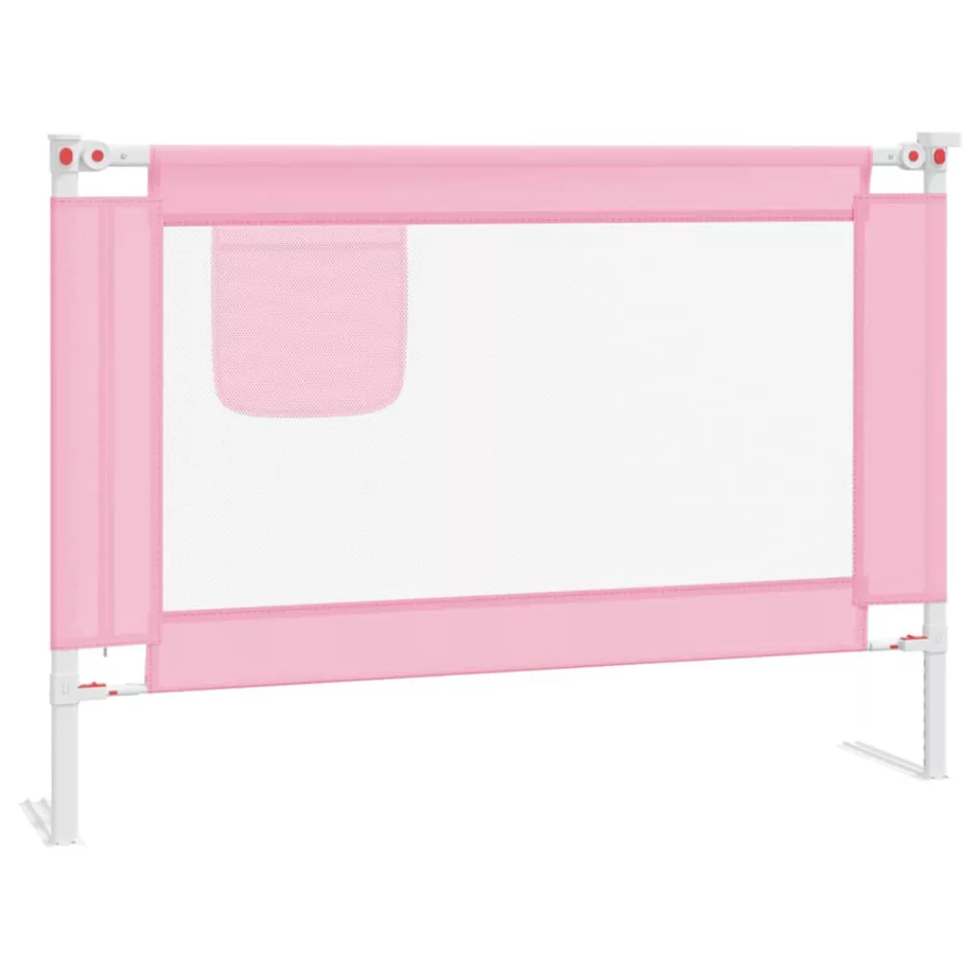 Kleinkind-bettschutzgitter Rosa 90x25 Cm Stoff günstig online kaufen