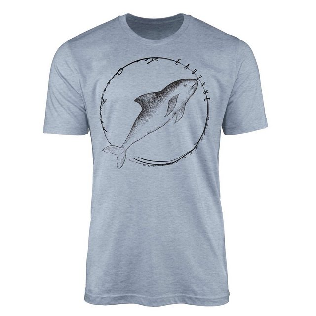 Sinus Art T-Shirt T-Shirt Tiefsee Fische - Serie: Sea Creatures, feine Stru günstig online kaufen