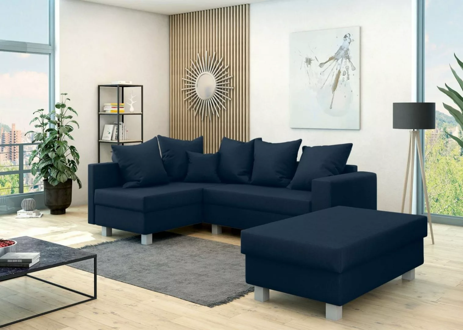 99rooms Ecksofa Priamo, L-Form, Eckcouch, Design günstig online kaufen