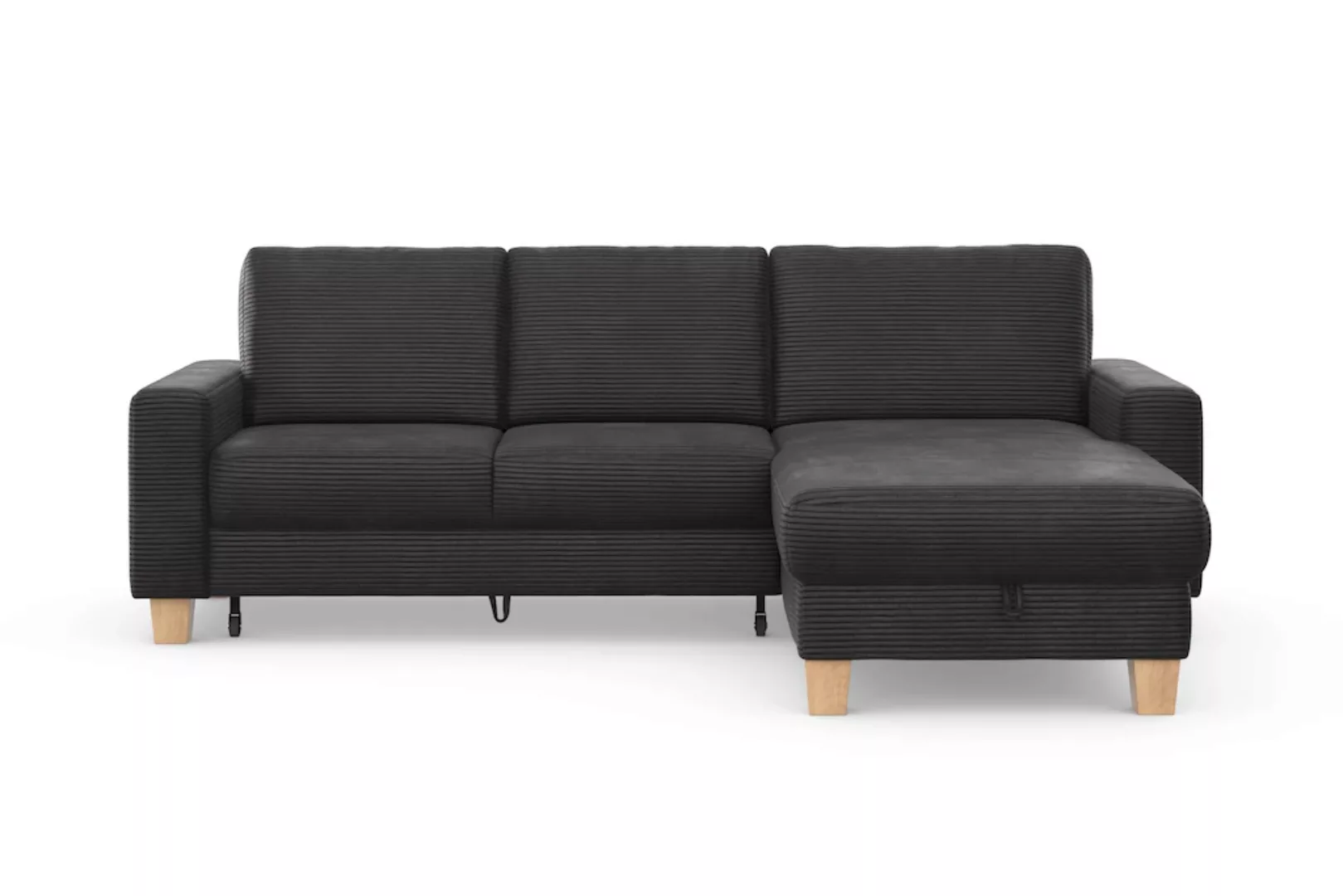 Home affaire Ecksofa "Summer L-Form", mit Recamiere, mit oder ohne Bettfunk günstig online kaufen