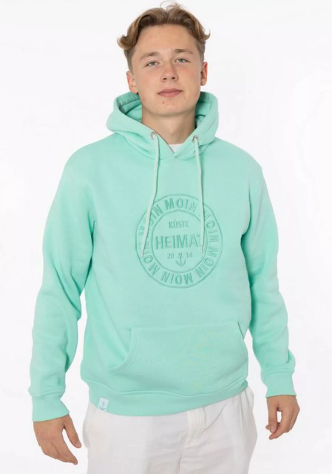 Zwillingsherz Hoodie ""Heimat 2014" Herren", mit Fronttaschen und Kordel günstig online kaufen