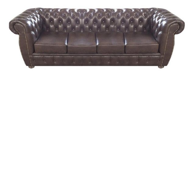 JVmoebel Chesterfield-Sofa Komplett 3tlg Wohnzimmer Sofas Chesterfield Sess günstig online kaufen