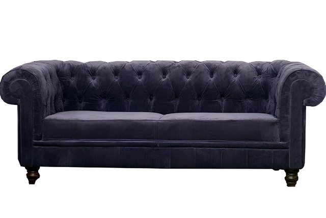 JVmoebel 3-Sitzer Edle Designer Chesterfield Sofa Polster Couch Sitz Textil günstig online kaufen