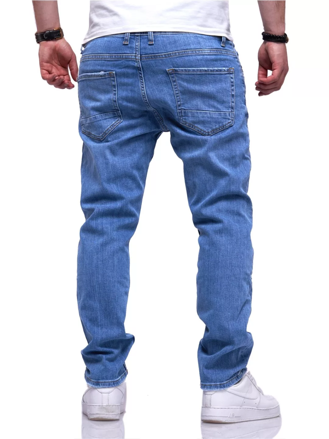 Rello & Reese Straight-Jeans "RRamerican", im angesagten Used-Look günstig online kaufen