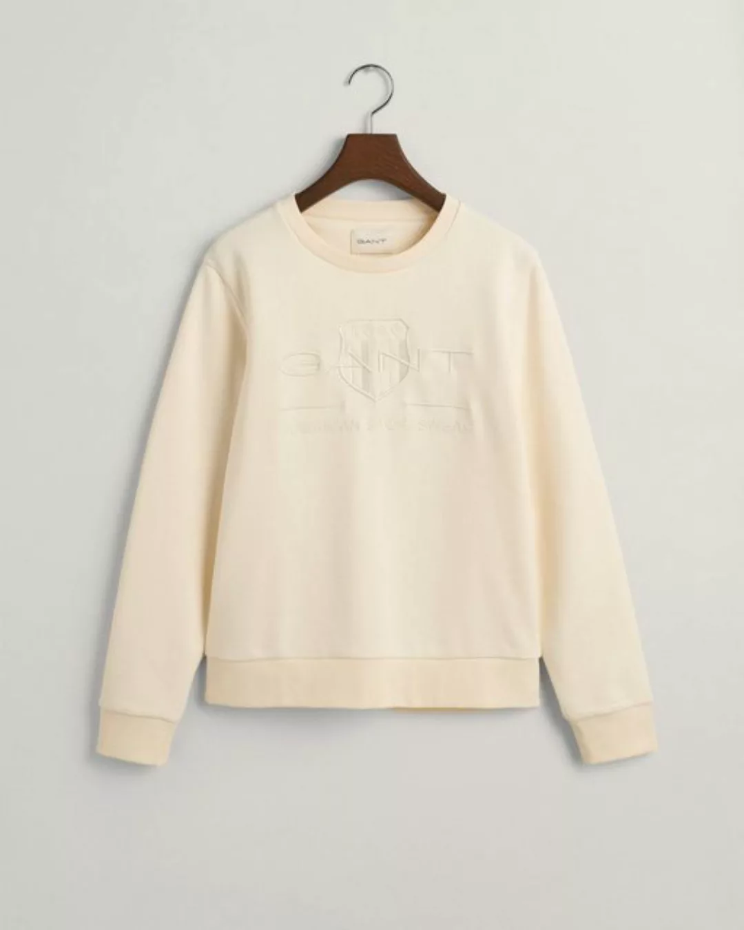 Gant Sweatshirt REG TONAL SHIELD C-NECK SWEAT günstig online kaufen