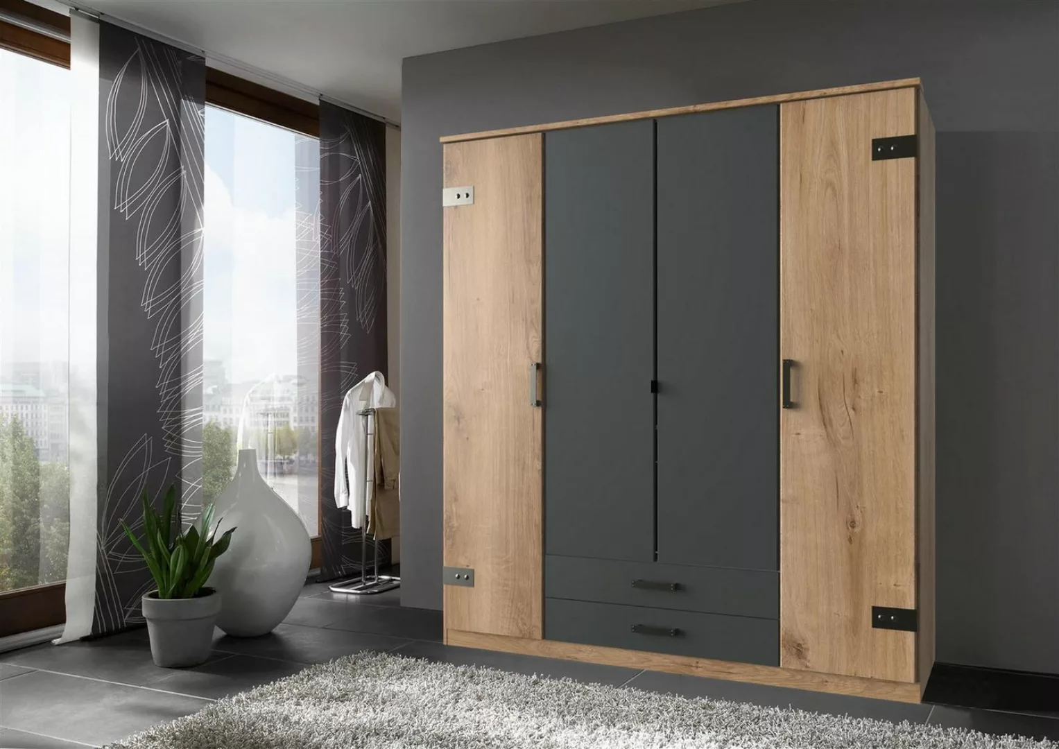 Wimex Kleiderschrank 180 x 198 x 58 cm (B/H/T) günstig online kaufen