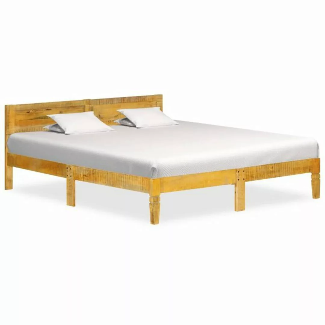 furnicato Bettgestell Massivholzbett Mango 160 cm (1-tlg) günstig online kaufen