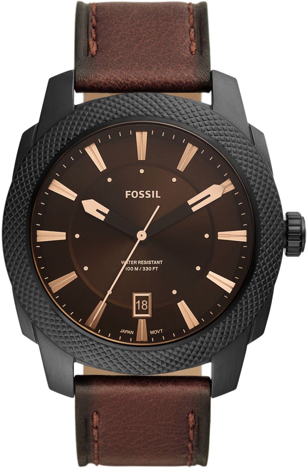 Fossil Quarzuhr MACHINE FS5972, Armbanduhr, Herrenuhr, günstig online kaufen