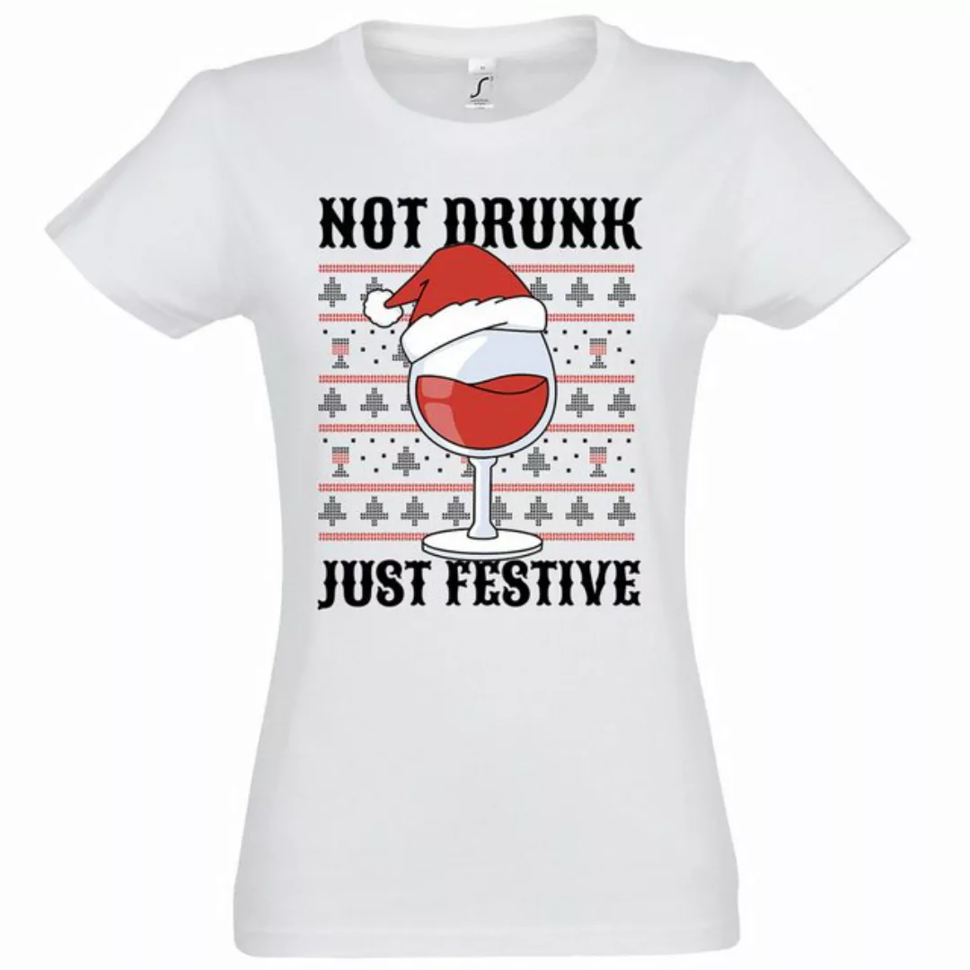 Youth Designz Print-Shirt Not Drunk Just Festive Damen T-Shirt mit modische günstig online kaufen