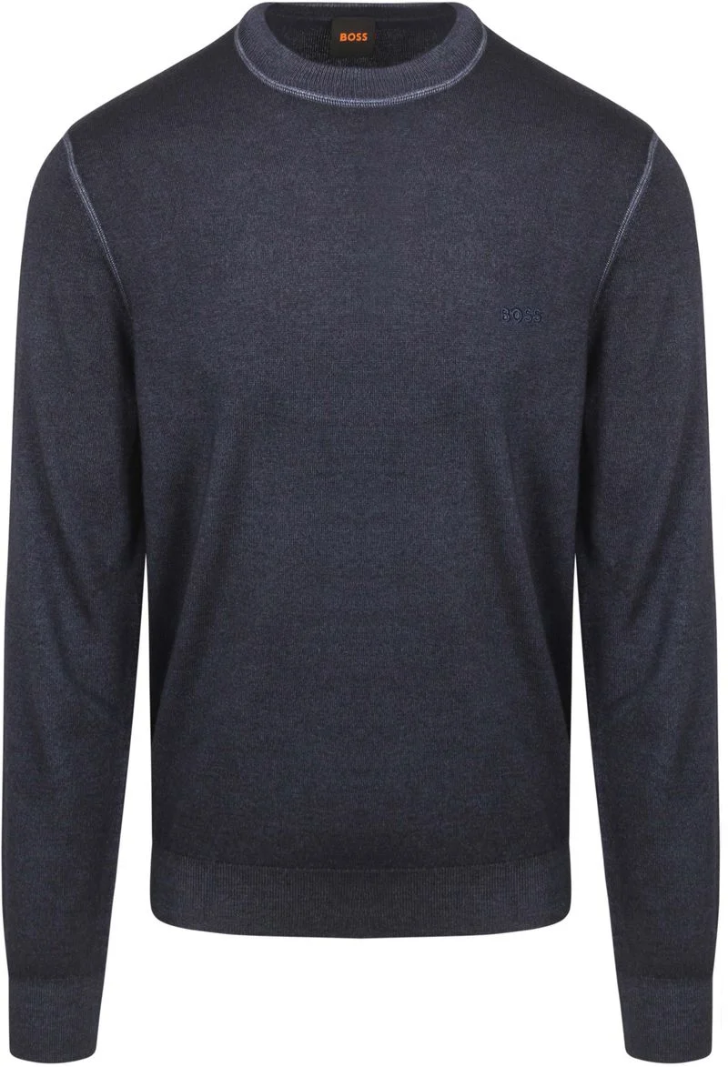 BOSS Pullover Astefano Wolle Navy - Größe XL günstig online kaufen