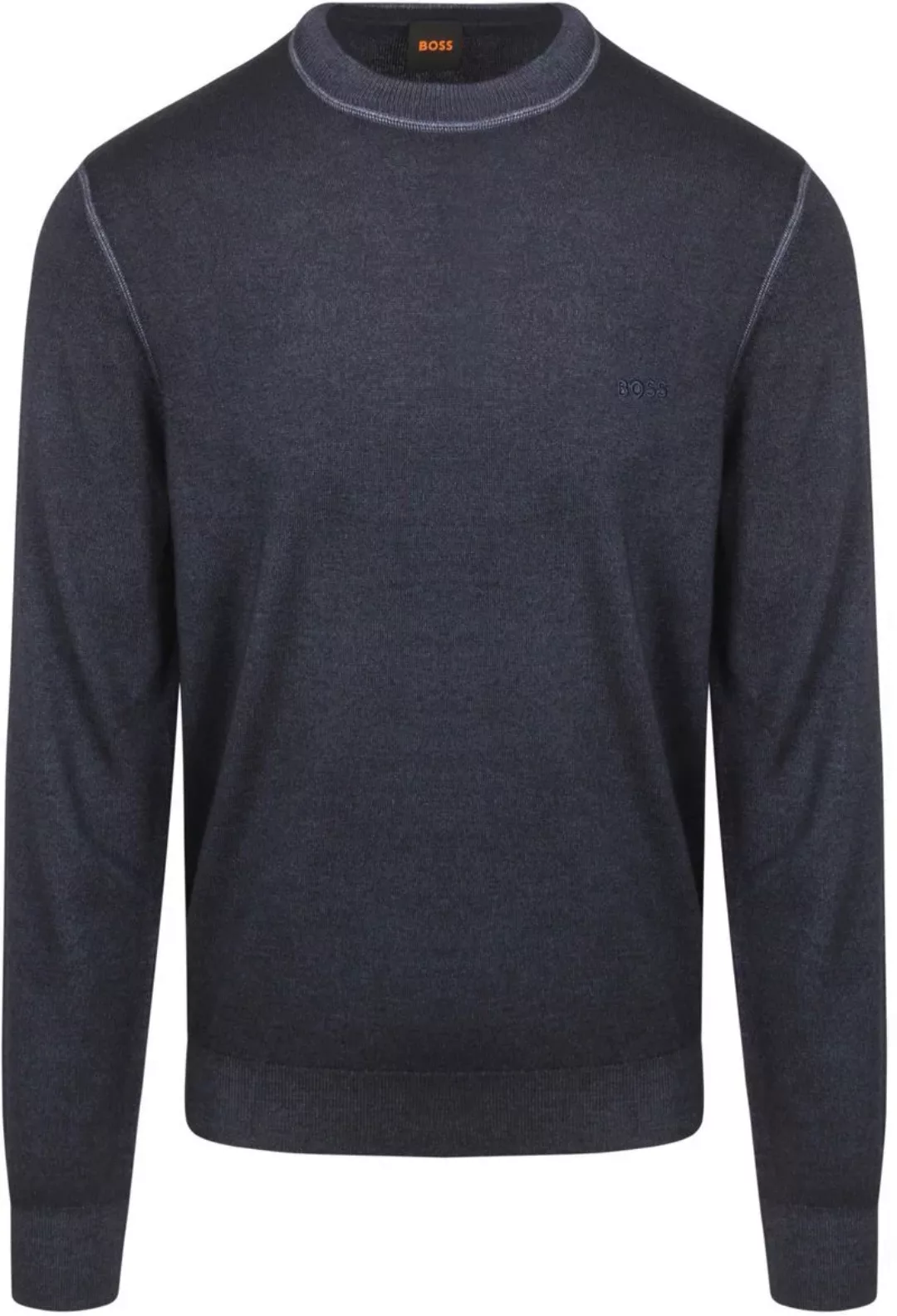 BOSS Pullover Astefano Wolle Navy - Größe L günstig online kaufen