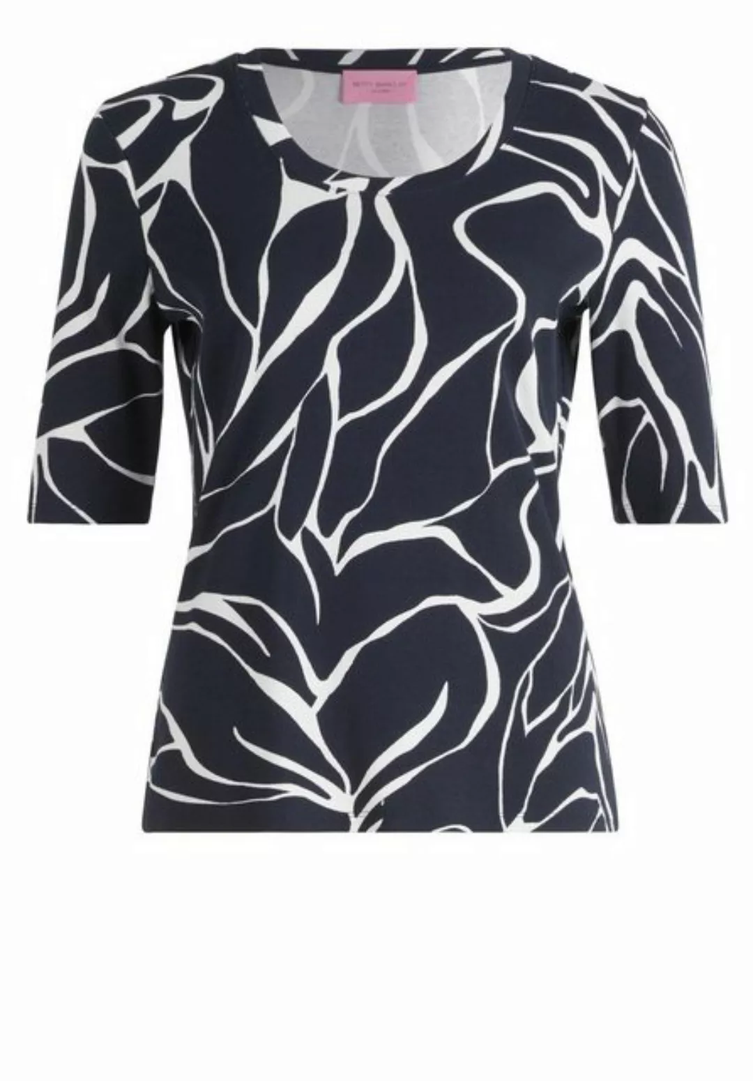 Betty Barclay T-Shirt Shirt Kurz 1/2 Arm, Dark Blue/Cream günstig online kaufen