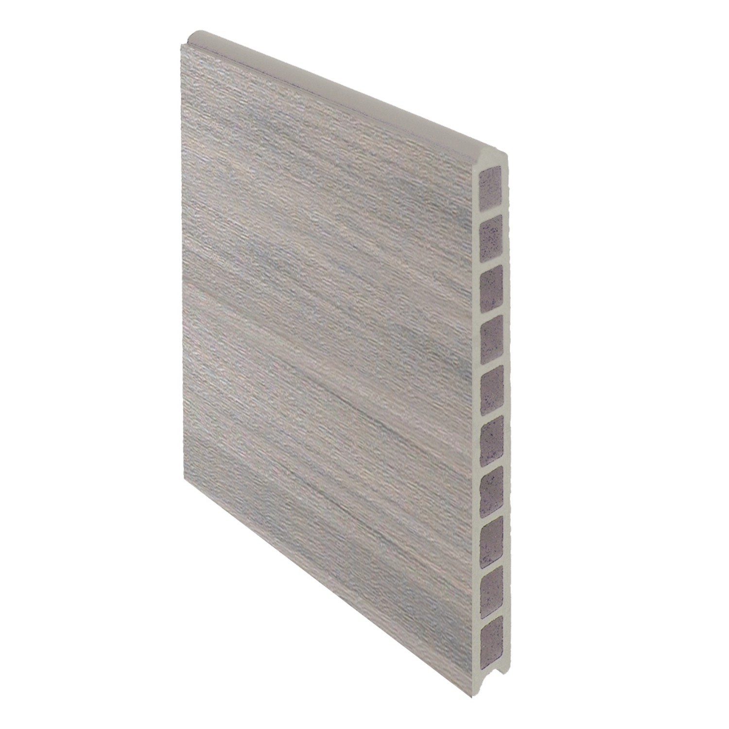 GartenLand Musterstück WPC Zaun Set XL Ameland Co-extrudiert Amethystgrau 2 günstig online kaufen