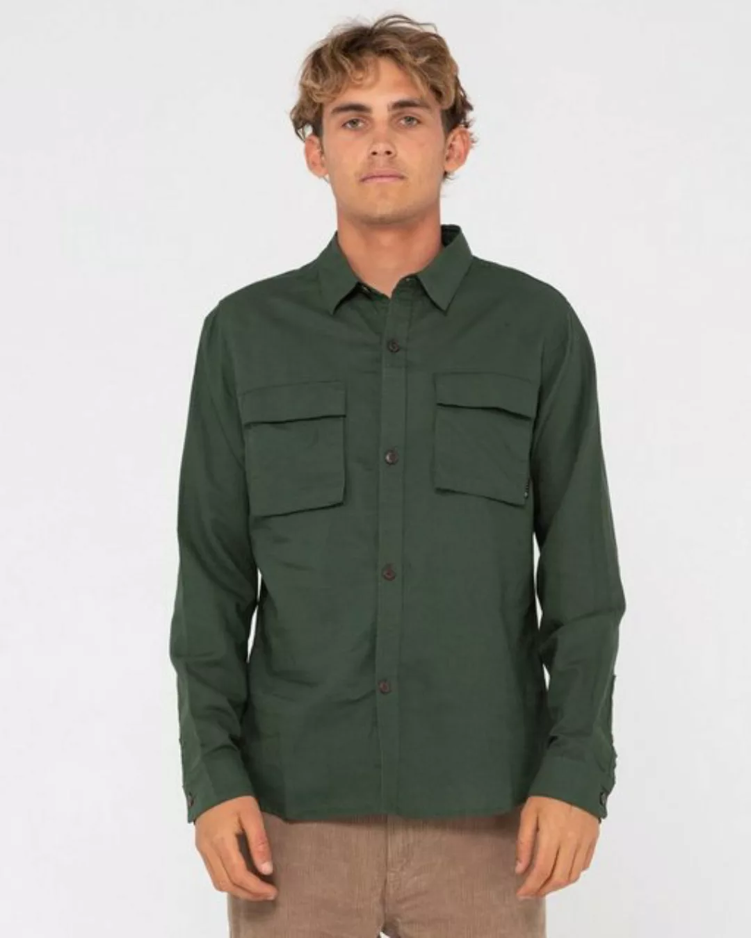 Rusty Leinenhemd LINEN WORKWEAR LONG SLEEVE SHIRT günstig online kaufen