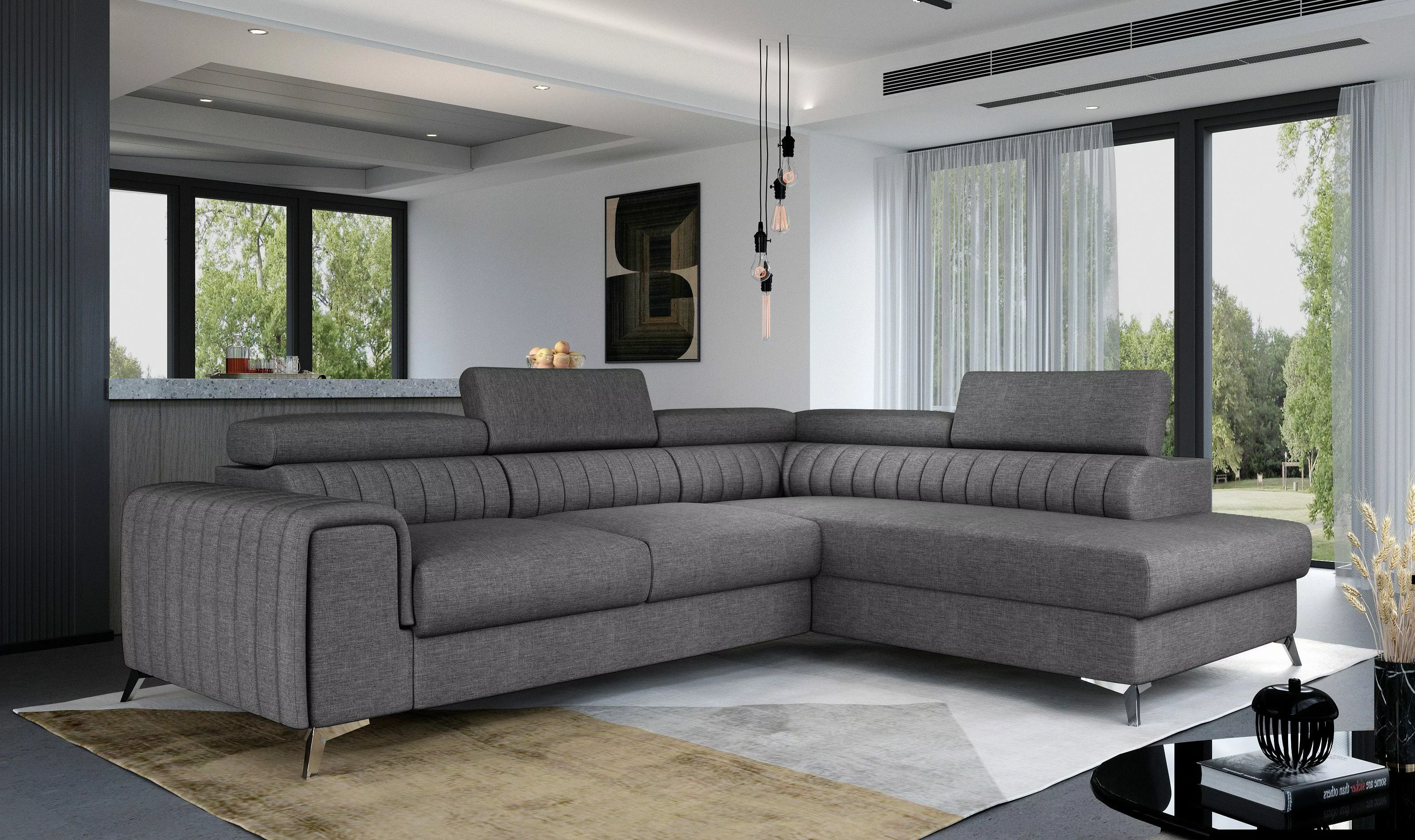 MOEBLO Ecksofa OLIVIER, mit Schlaffunktion und günstig online kaufen