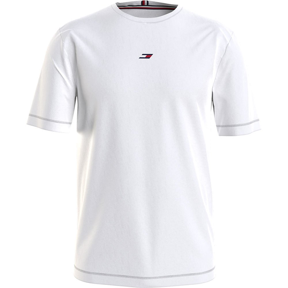 Tommy Hilfiger Motion Flag Logo Kurzärmeliges T-shirt L White günstig online kaufen