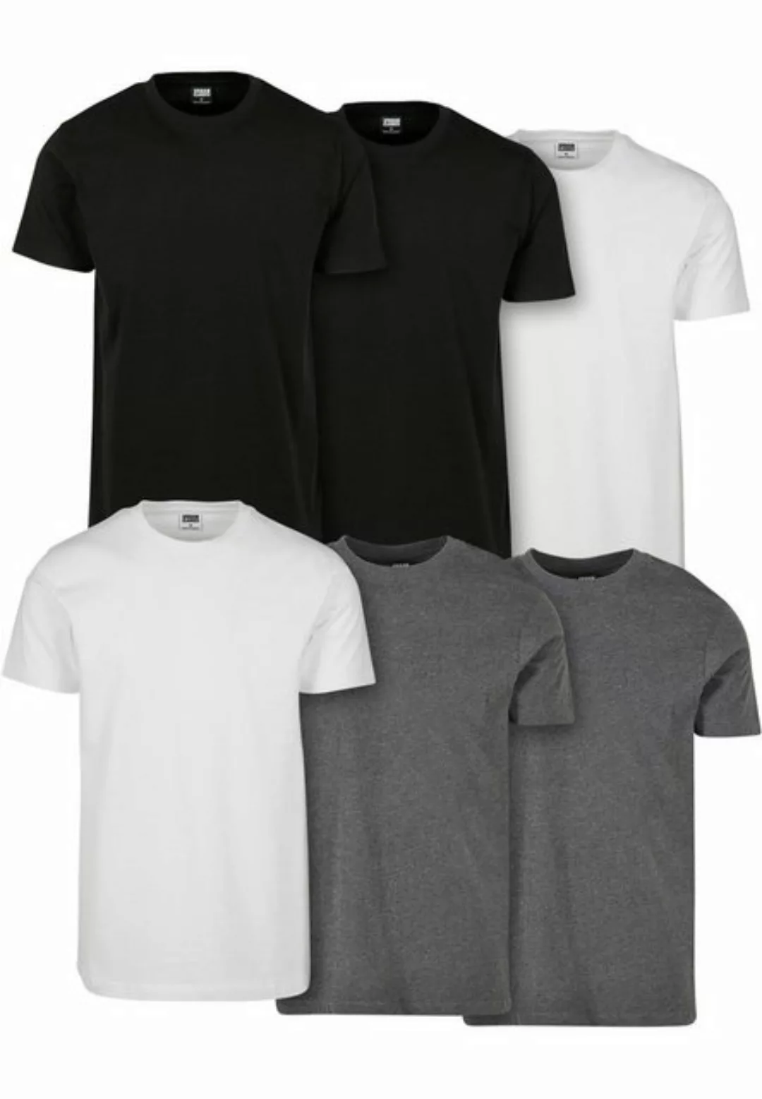 URBAN CLASSICS T-Shirt TB2684C - Basic Tee 6-Pack blk/blk/wht/wht/chrcl/chr günstig online kaufen