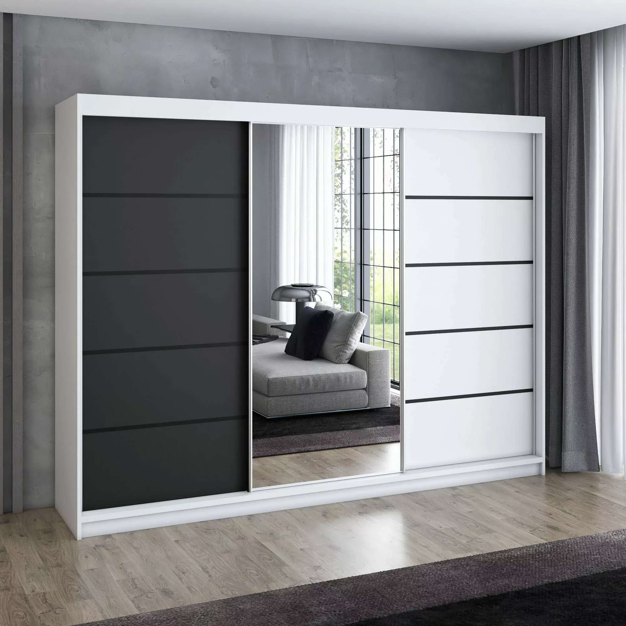 A&J MöbelLand GmbH Schwebetürenschrank VILANO mit günstig online kaufen