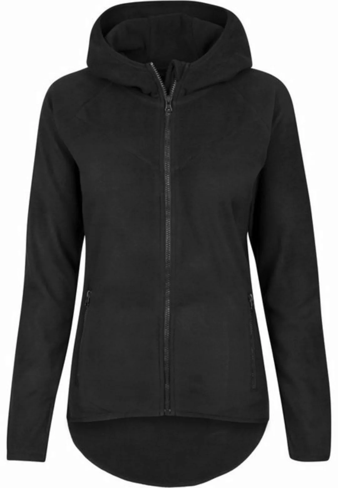 URBAN CLASSICS Fleecejacke TB1728 - Ladies Polar Fleece Zip Hoody black S günstig online kaufen