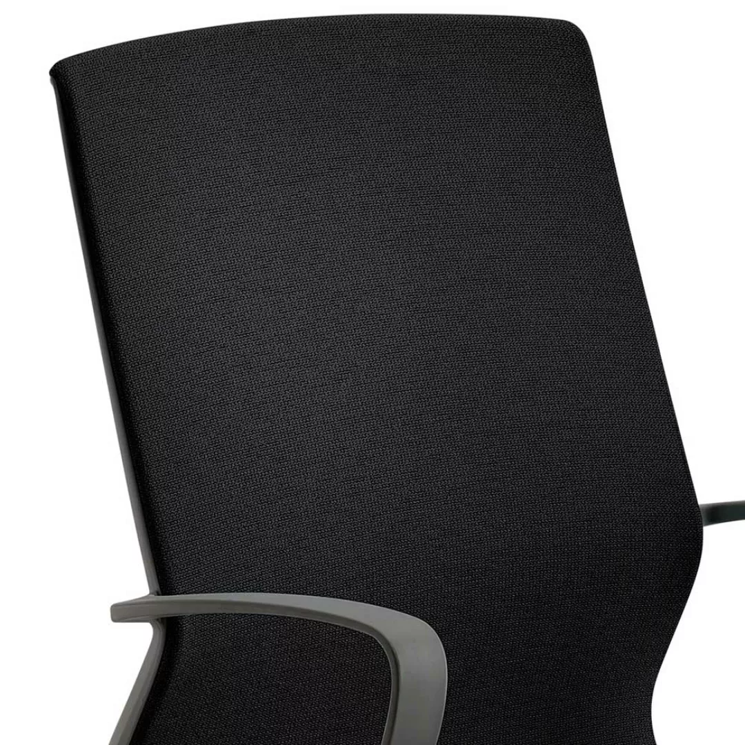Schreibtischsessel in Schwarz Mesh verstellbarer Rückenlehne günstig online kaufen
