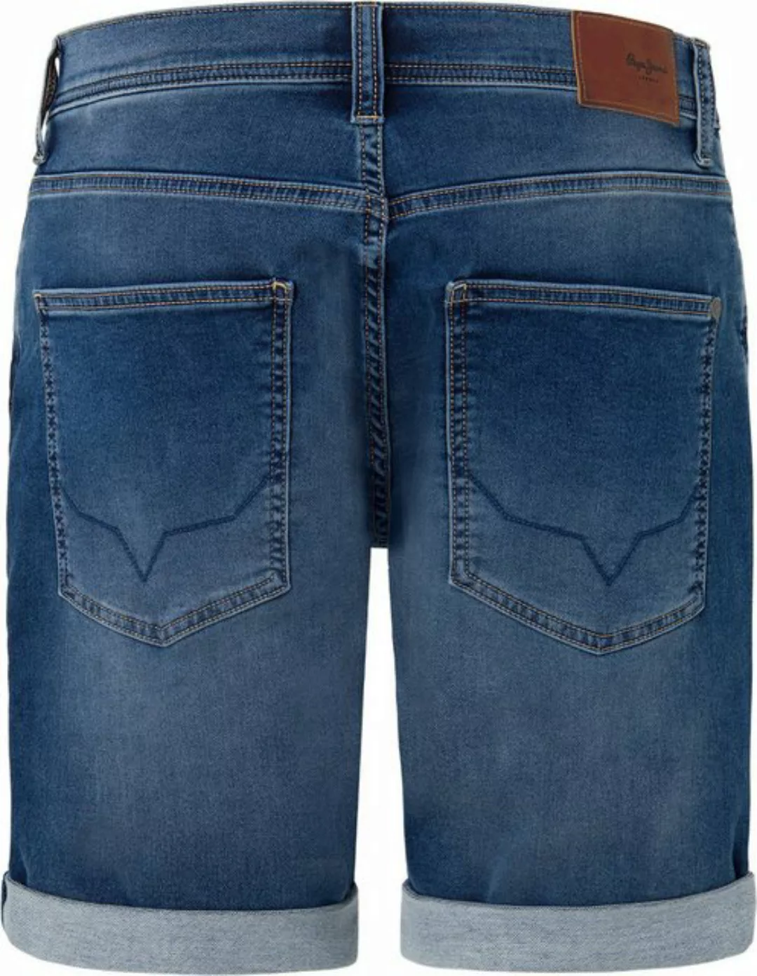 Pepe Jeans Herren Jeans Short SLIM GYMDIGO SHORT - Slim Fit - Blau - Mid Bl günstig online kaufen