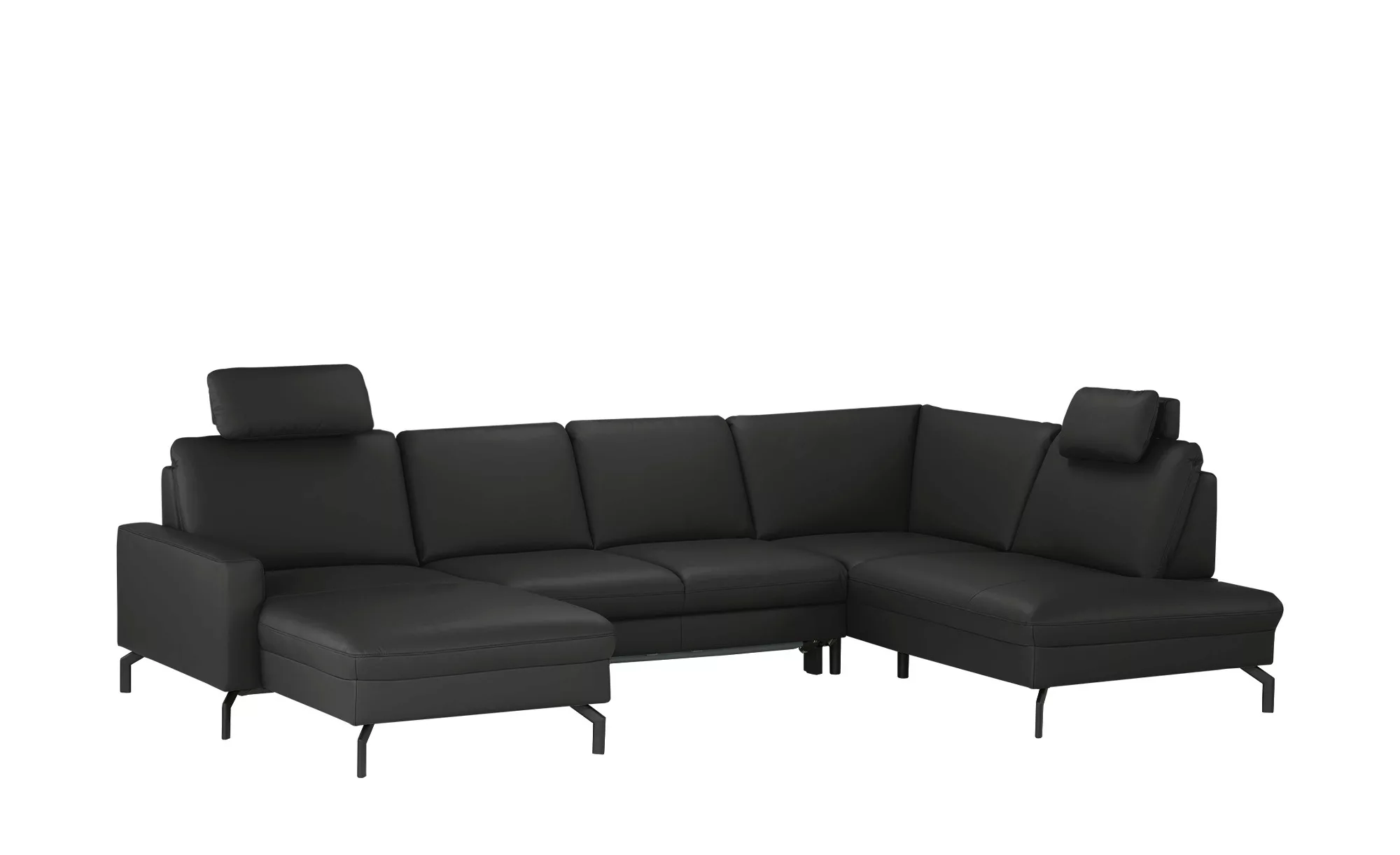 meinSofa Wohnlandschaft  Grace ¦ schwarz ¦ Maße (cm): B: 332 H: 89 T: 220 P günstig online kaufen