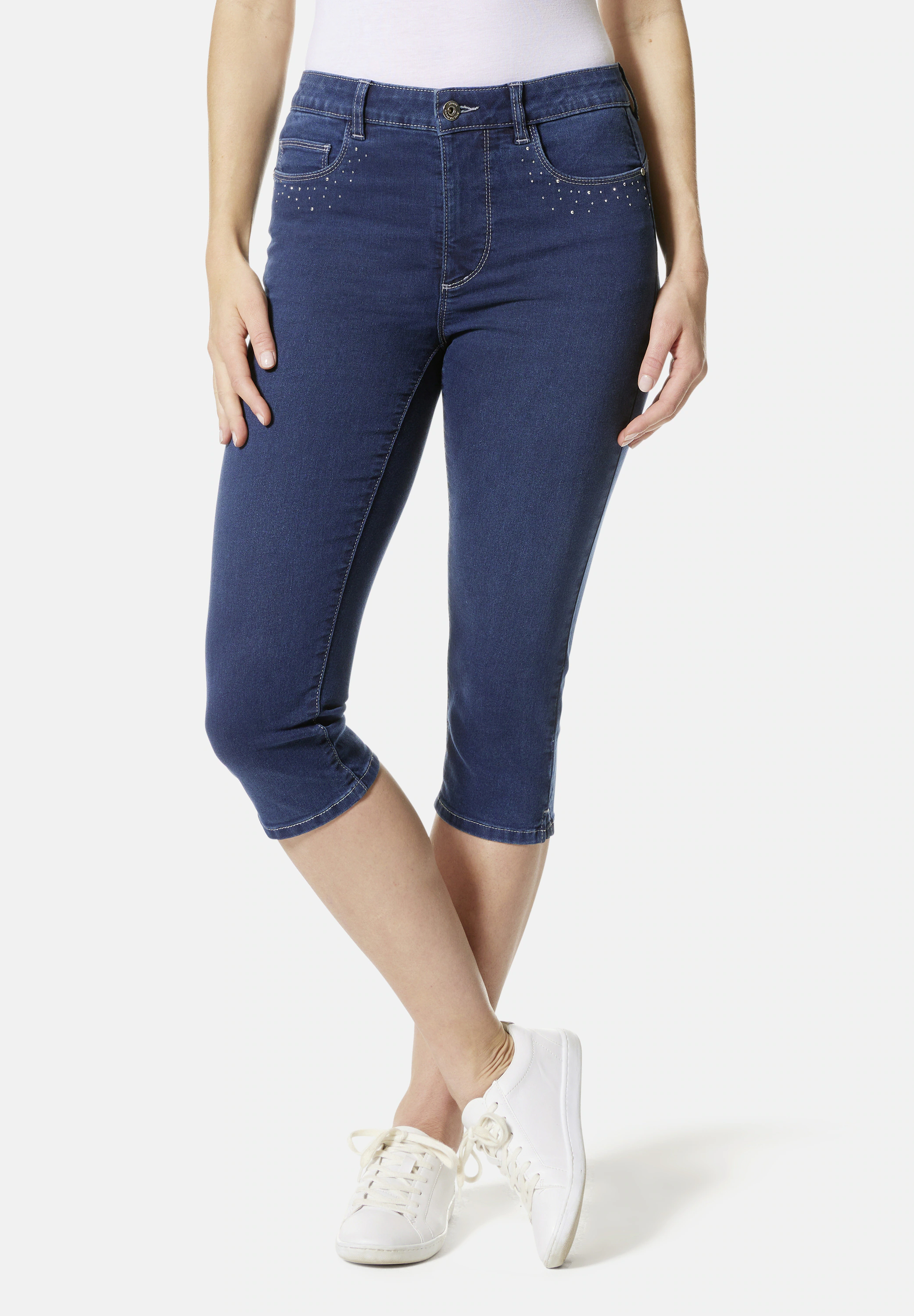 STOOKER WOMEN 7/8-Jeans "Denim Capri Skinny Fit", Skinny Fit Casual Clean W günstig online kaufen