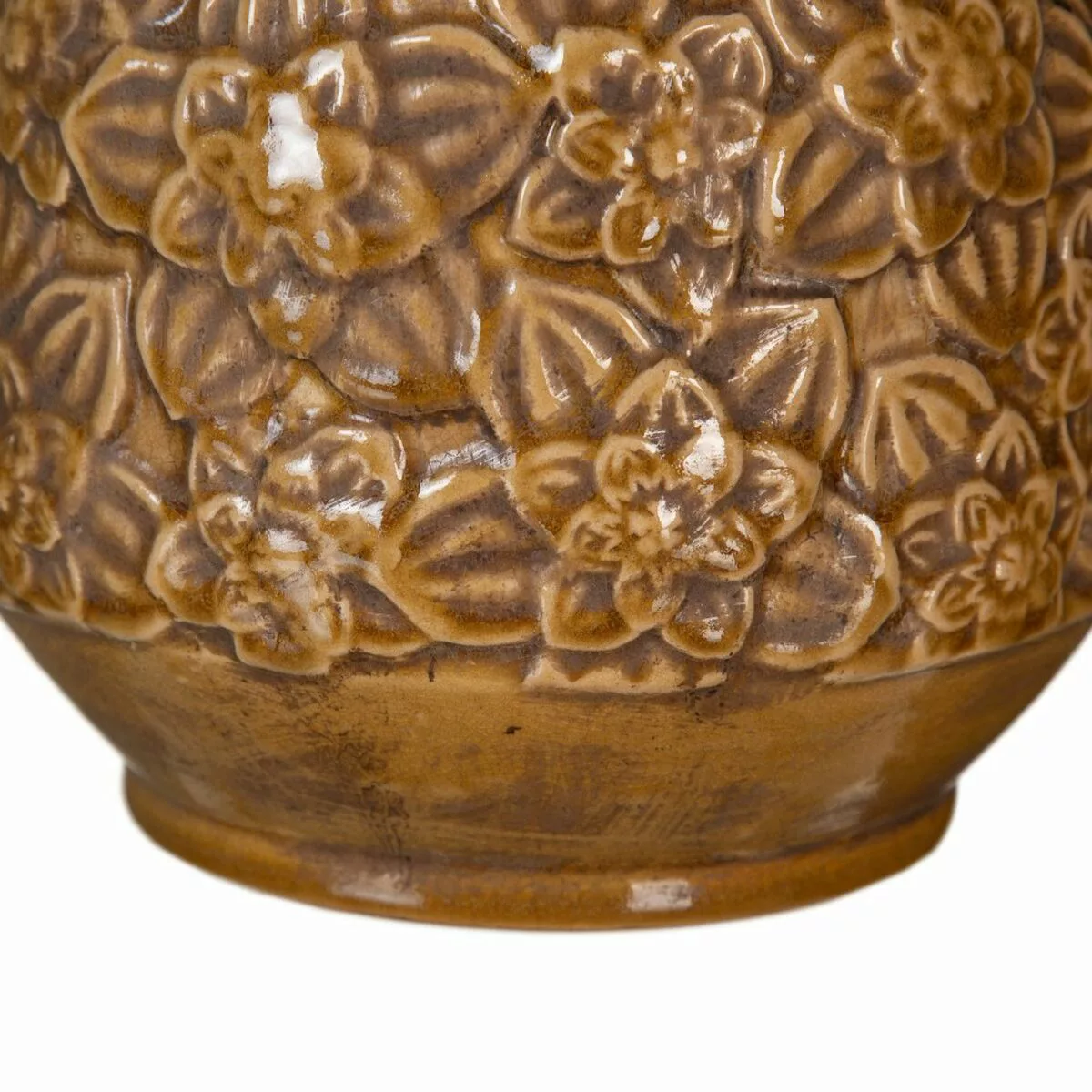Vase Aus Keramik Braun 20 X 20 X 20 Cm günstig online kaufen